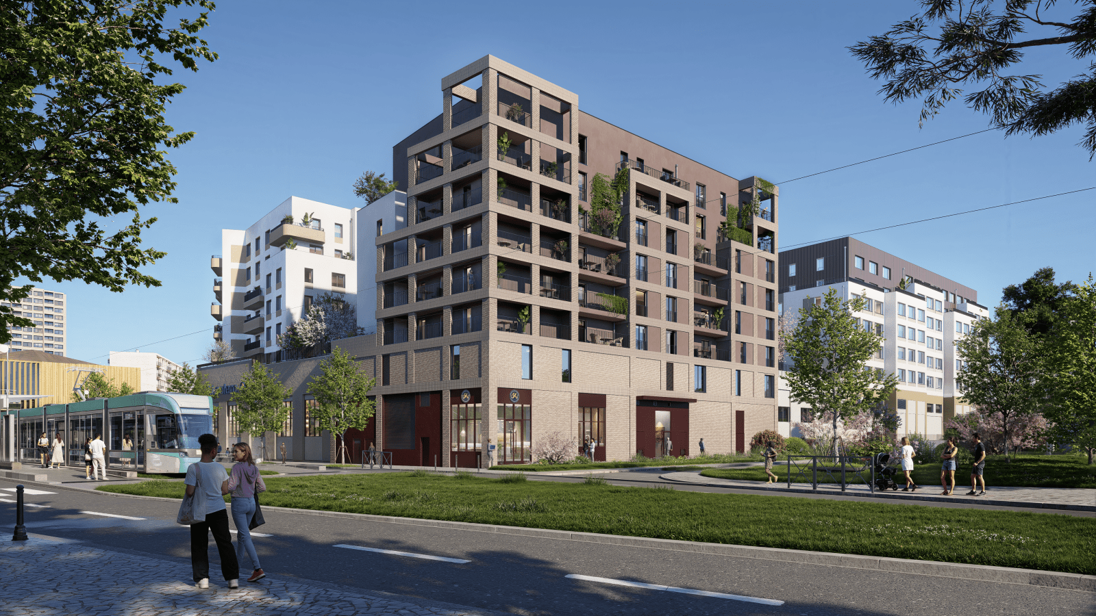 Programme neuf Carré Caillebotte à Colombes - 85 Av De Stalingrad